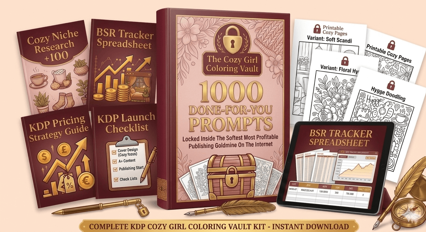 The Cozy Girl Coloring Vault product cover