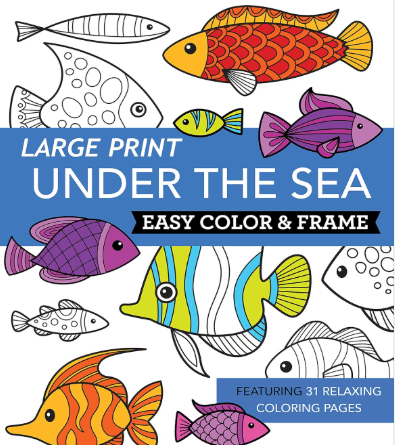 Dolphins Ocean Coloring Book